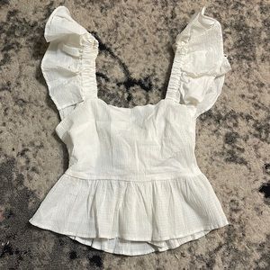 Ruffle Sleeve Top